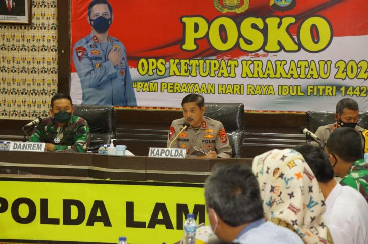 Antisipasi Lonjakan COVID-19, Polda Lampung Ketatkan Pemeriksaan Arus Balik dari Pulau Sumatera